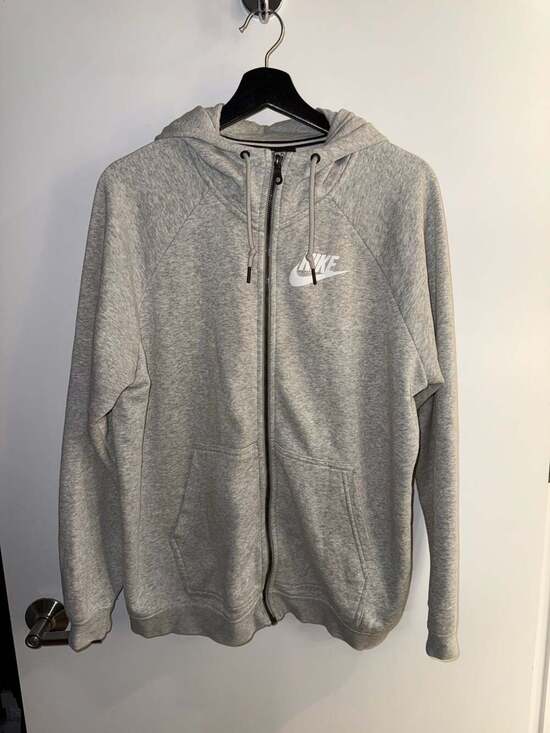 Nike Other - Nike Sportswear Full-Zip Hoodie Grey Size XL